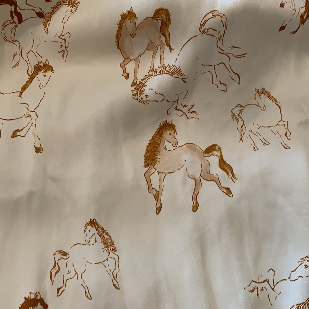 Aritzia Little Moon Horses Print Honeysuckle Dress - Picture 10 of 10